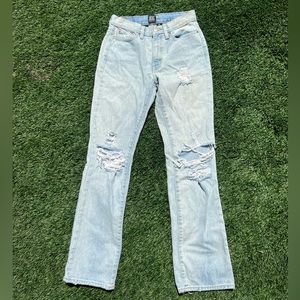 ABSURDLY cute high waisted bootcut. Super flattering